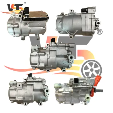 12V DC Electric AC Compressor for Car and 48V Electric Compressor Compatible with Tesla/Nissan/Toyota