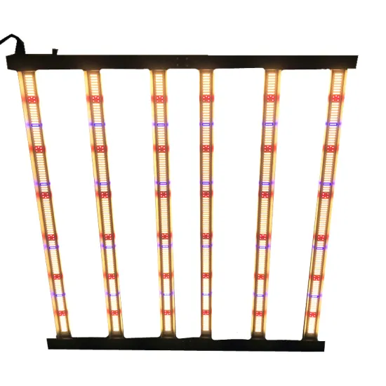 SamSong 600W Full Spectrum LED Grow Light Bar for Indoor Plant Growth - Enhancing Harvest Yields with White, Red, IR, and Blue LEDs