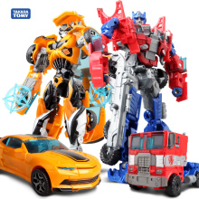 TOMY Transformation Toys Robot Car Super Hero Optimus Prime Action Figures Model Plastic Kids Toys little boy birthday Gifts