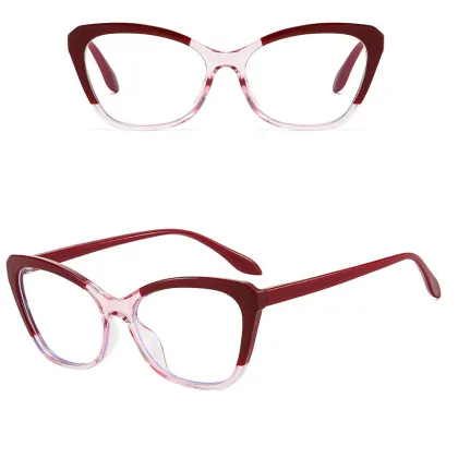 Women Blue Light Glasses TR90 CatEye Computer Glasses