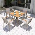 Outdoor 1 table and 6 chairs