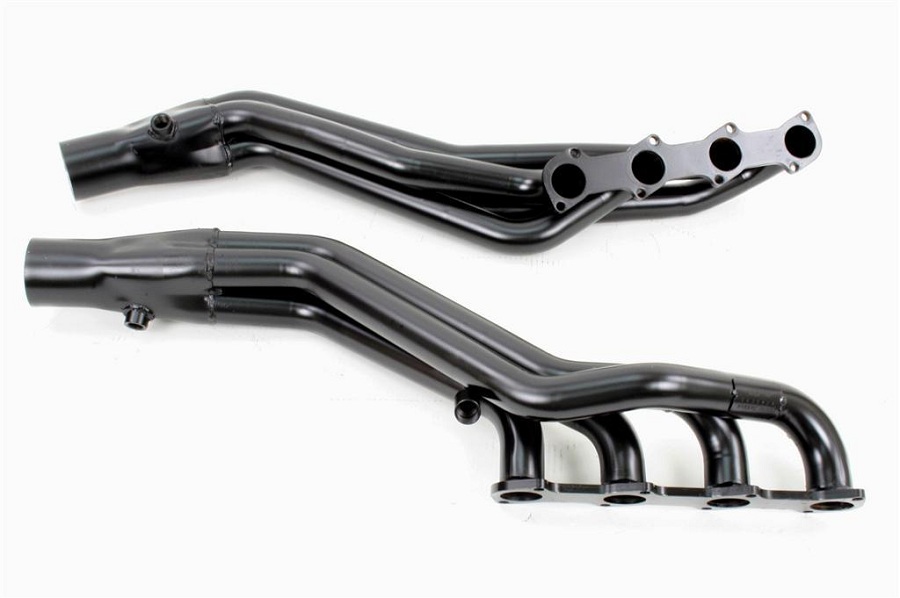 High Temperature Resistant Black Coated Exhaust Header