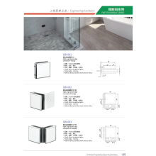 Glasdusche Partition Klammer