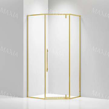 Душевая комната из нержавеющей стали с минималистской душевой комнатой