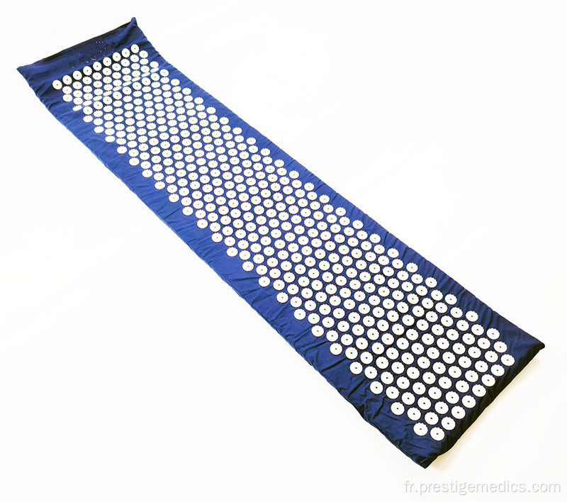 tapis d'acupression extra-long avec pointes de yoga