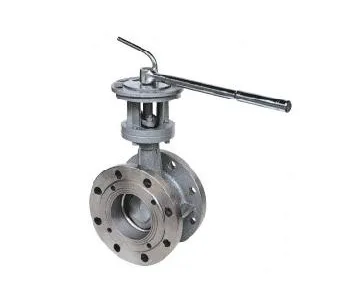 Clamp type fluorine sealed butterfly valve