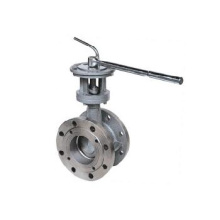 Clamp type fluorine sealed butterfly valve