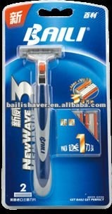 2012 NewWave Triple Blades Safety Razor