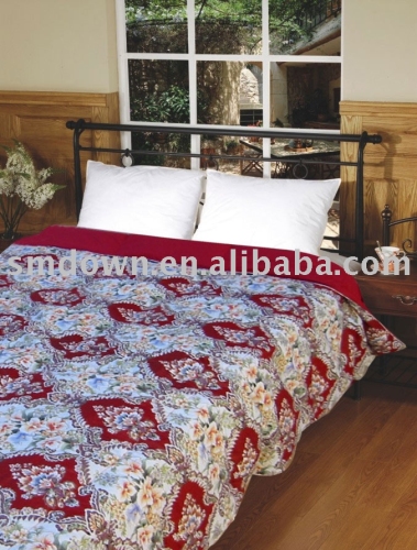 printed down comforter