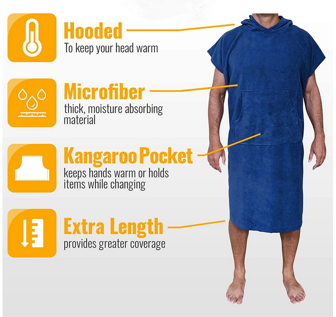 Mens Surf Poncho