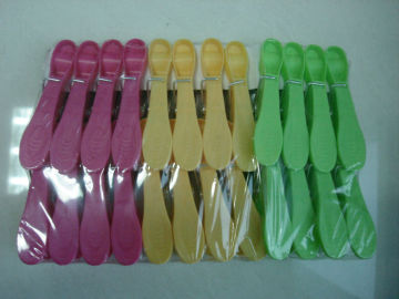 Plastic clothes peg with different designs and high quality