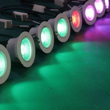 12W RGBW DMX 512 Ceiling LED Spot Light for Bars and Night Clubs