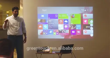 GreenTouch holographic rear projection film,3D transparent holographic projector projection film