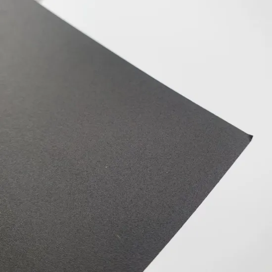 Matte black environmentally friendly PC sheet
