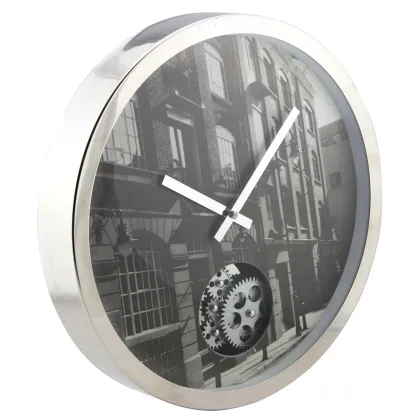 Minimalist Style Gear Wall Clock
