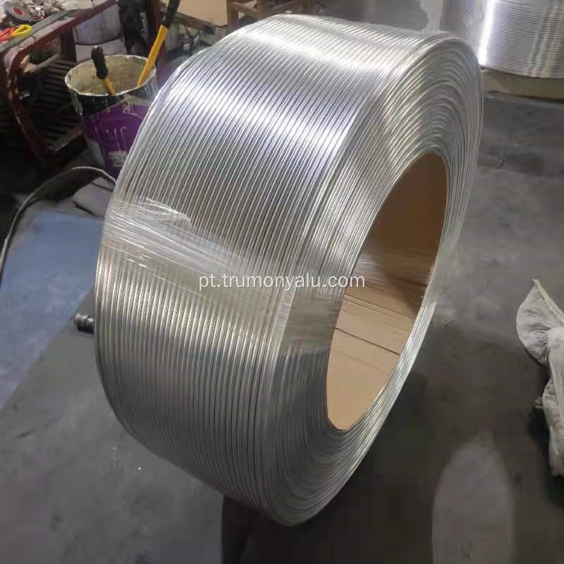 Tubo de bobina de alumínio com código 1100 para refrigeração
