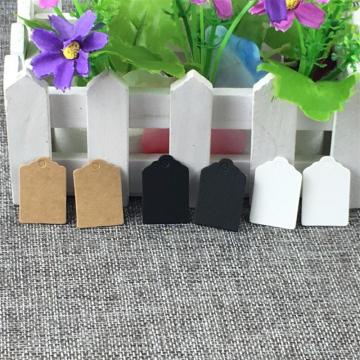 Personalização de ponto em branco de etiqueta de papel kraft