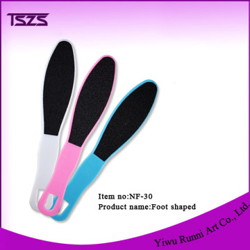 Many Colors Foot Care Tool Sandpaper Plastic Handle Fashion Foot Sacraper