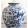 Traditional Chinese blue and white porcelain vases