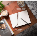 كتب محكم الكتب - Premium A5 Journal Softcover Vegan Leather ، ورقة كريمة سميكة 120GSM ، دفتر محترف مبطن في هدية