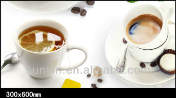 300x600 inkjet Ceramic decorative tiles for kitchen,tea houses,coffee houses