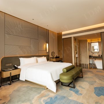 Juego de dormitorio de hotel de lujo de 5 estrellas personalizable