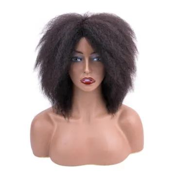 New Trend Afro Curly 100% Human hair non Synthetic Short Machine Made Human Hair Pixie Wig For Black Women
