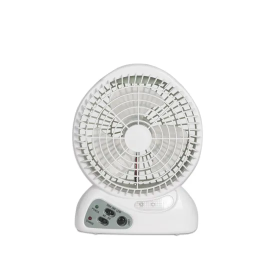 Solar Rechargeable 6 Inch Table Fan