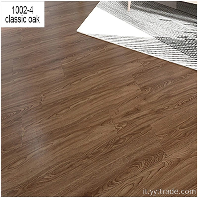 Pavimenti LVT da bagno marrone da 3 mm