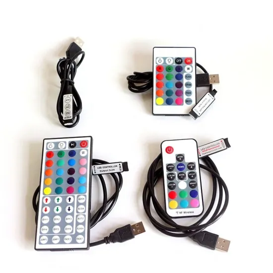DC5V-24V RF Wireless Mini Remote Controller for RGB LED Strip: Control up to 24/44 Keys with USB LED Controller