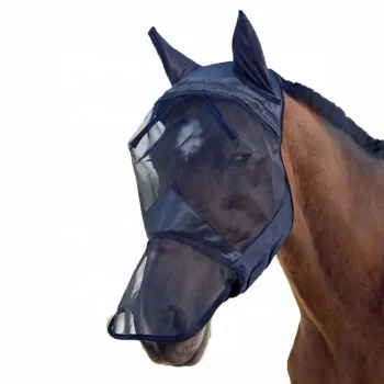 Breathable Mesh UV Protection Horse Fly Mask with Ears