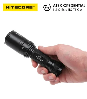 ATEX Explosion-Proof Portable Torch: NITECORE EF1 830 Lumens for Hazardous Environments