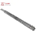 ISO Certified KMD90 PVC Sheet Bimetallic Parallel Twin Bimetallic Screw Barrel