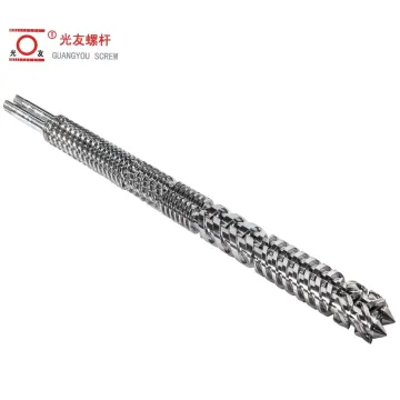 ISO Certified KMD90 PVC Sheet Bimetallic Parallel Twin Bimetallic Screw Barrel