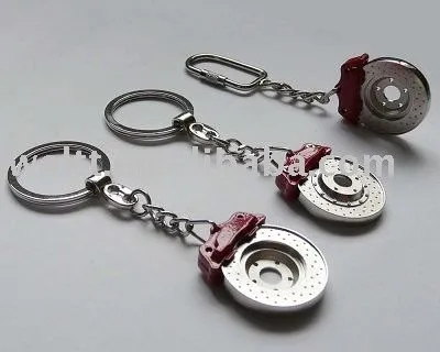 Disc Brake Auto Car Metal Keychains