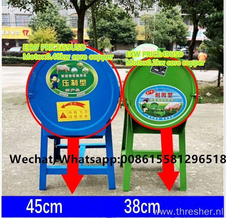 Silage Grass Chaff Cutter And Hammer Mill Machine