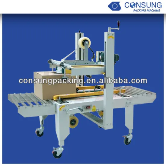 Top and Bottom Belts Driven Carton Sealer Machine
