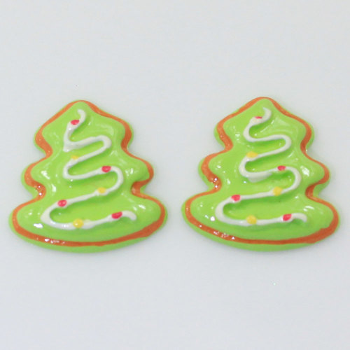 En gros Mini Kawaii Arbre De Noël En Forme De Flatback Résines Pour Ornements De Fête De Noël Décor De Vacances Téléphone Shell Spacer