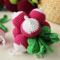 Borong Super Soft Crochet Toy Vegetable Handmade