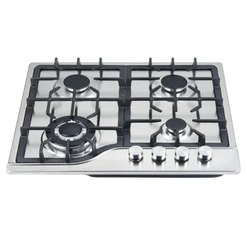 built in 4 burner natural lpg gas hob