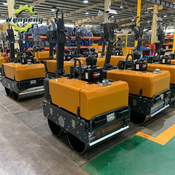 Mini Roller 600kg Walk Behind Double Drum Roller