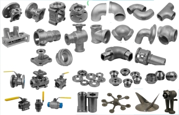 Stainless steel lost wax investment casting parts