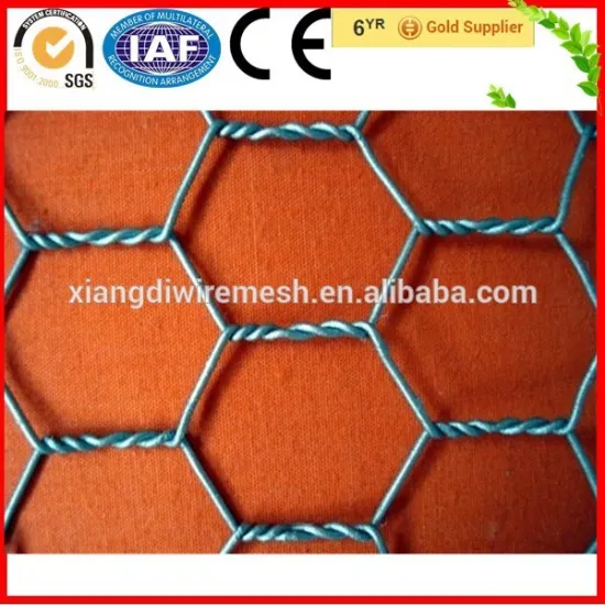 Hot-dipped Galvanized Twisted Gabion Mesh Price, Gabion Box Price