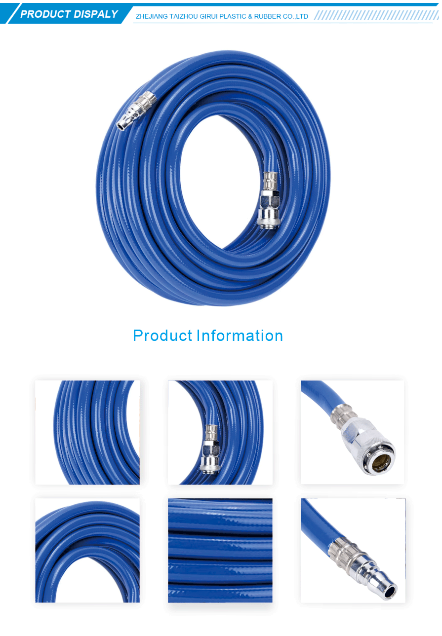 lightweight pvc air hose resistant to wear