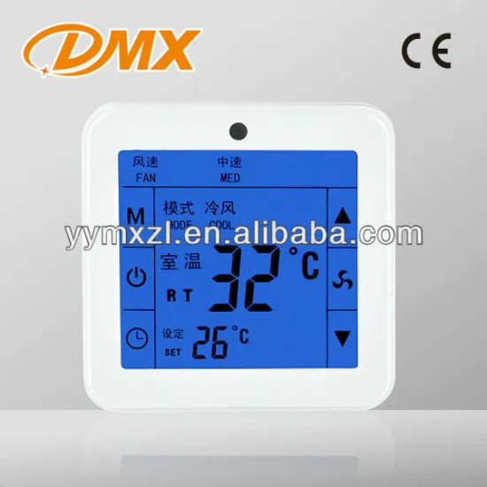LCD Display Touch Screen Room Digital Thermostat Adjusting Thermostat