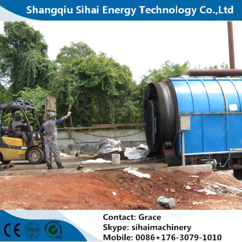 Easy Operation Waste Tyre Recycle To Oil Plant