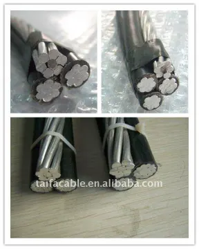 Alumium core PVC insulated aerial bundled ABC cable