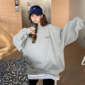 Fake two pieces of sweater female