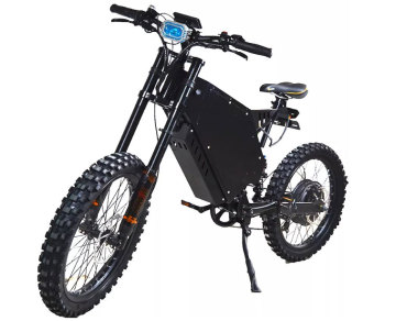 Stealth Bomber Electric Bike: Den snabbaste 72V 5000W 26AH Battery Electric Dirt Bike Motorcykel - TDE -09