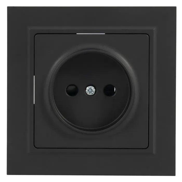 10A Soket Rusia Tanpa Mekanisme Grounding Putih